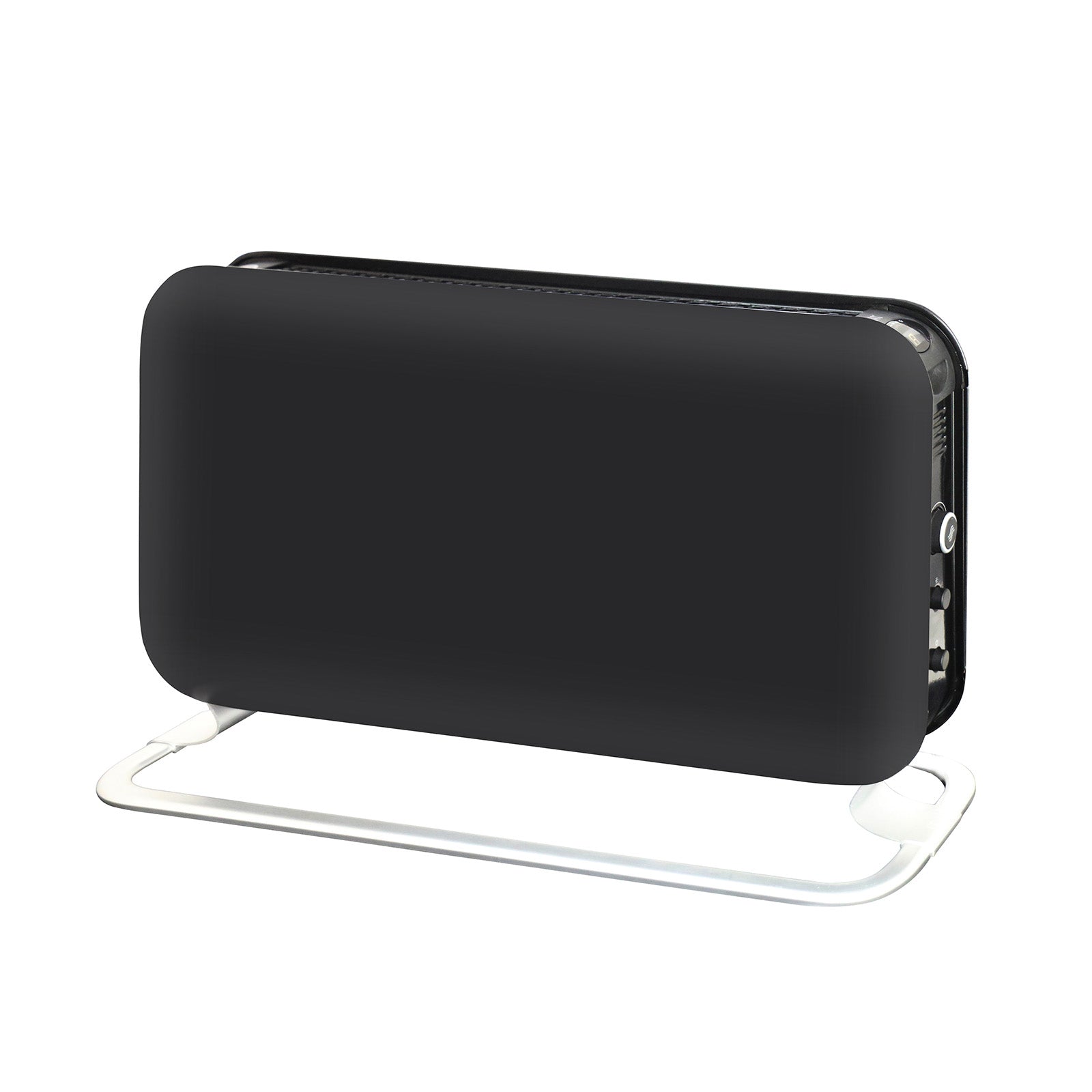 Mill 2000W Black Instant Convection Heater – modern black electric convection panel heater with LED display for large rooms in Australia and New Zealand. Fast heat-up, digital thermostat, wall mount, quiet operation AU NZ.
