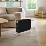 Mill 2000W Black Instant Convection Heater – modern black electric convection panel heater with LED display for large rooms in Australia and New Zealand. Fast heat-up, digital thermostat, wall mount, quiet operation AU NZ.