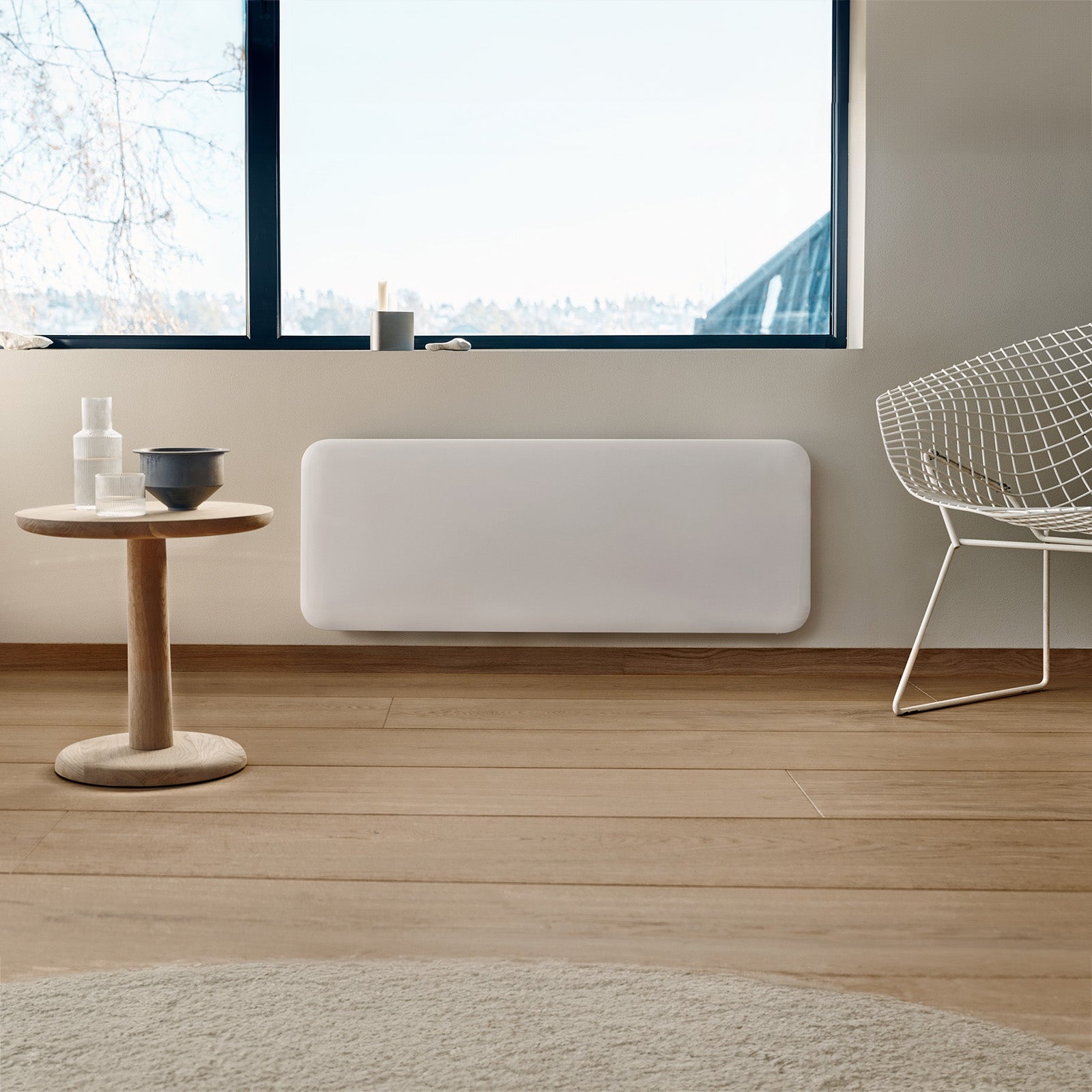 Mill 2000W Invisible Panel Heater wall mount and portable – powerful Scandinavian electric heater for large rooms up to 28m² in Australia and New Zealand. IPX4 bathroom approved, digital thermostat, 24hr timer AU NZ.